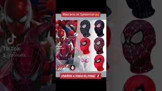 Lo mejor en máscaras de Spiderman para Halloween 2024 lo encuentras aquí en Polex Fit 🇵🇪 [upl. by Abeu]