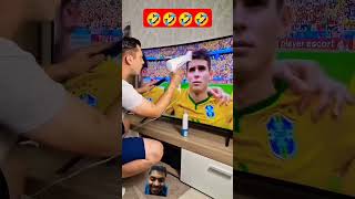 Brazil National Anthem World Cup 2014 brazil world cup 2014 shorts funny comedy [upl. by Thorley]