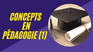 Concepts en méthodes pédagogiques [upl. by Resaec]