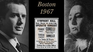 Franco Corelli amp Teresa Iannello quotO soave fanciullaquot La Bohème Act 1 duet 1967 Boston [upl. by Fitz]