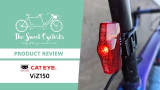 CatEye ViZ150 Bike Rear Taillight Review  feat 150 Lumen  Snap Mount  3 LED  Rechargeable [upl. by Stelmach]