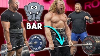 Deadlift Heavier On Elephant Bar Thor Larry Wheels Jujimufu BTC [upl. by Donnenfeld]