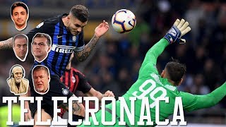 Il Gol di Icardi commentato da Scarpini Suma Repice ecc  Inter 10 Milan [upl. by Duwalt]