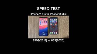 iPhone 11 Pro vs iPhone 12 Mini Speed Test 2024 [upl. by Emilie]