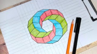 Creative drawing skills  3D drawing [upl. by Kcyred]