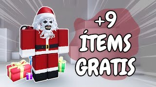 CONSIGUE 9 ITEMS GRATIS en Roblox 😝🎅🏻 2024 [upl. by Frasch]