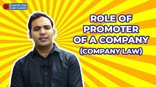 Role of Promoter of a Company  Company Law  CS Executive  CA Inter  CMA Inter  Law Lectures [upl. by Letha984]