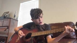 Term 4 2015  Cooper  Vance Joy Fire And The Flood Guitar Cover [upl. by Elrebmik]