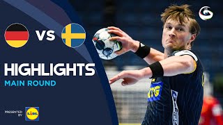 Germany vs Sweden  Highlights  Mens EHF EURO 2022 [upl. by Annoynek11]