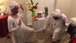 Ancestral Veneration Part 2  How To Pour Libation  Demonstration [upl. by Larena26]