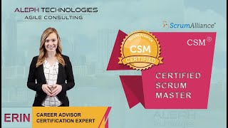 Scrum Alliance  Certified Scrum Master CSM  ALEPHGLOBAL SCRUM TEAM ™ [upl. by Ysdnil]