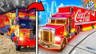 Repairing ABANDONED Pepsi Truck into Coca Cola Truck in GTA 5 [upl. by Bernita]