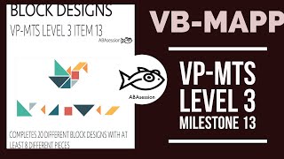 HowTo VBMAPP VPMTS Level 3 Milestone 13 [upl. by Koralie440]