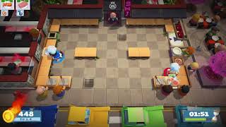 Overcooked 2 Level 11 2 Players 3 Stars [upl. by Roselani137]