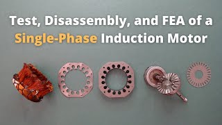 Creation of stator geometry in SOLIDWORKS Test Disassembly and FEA of a SinglePhase IM 2 [upl. by Epifano]