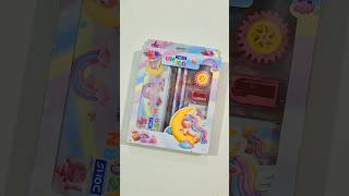 DOMS Unicorn Stationery Kit Unboxing amp Review stationery unboxing backtoschool shorts doms [upl. by Dekow]