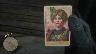 Prominent Americans Cigarette Card 3  Lillian Powell  Map Location  Red Dead Redemption II [upl. by Lenroc]