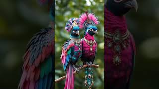 Cute beautiful birds ai nature birdslover oiseau aiartwork shorts pets YouTube [upl. by Sinegold]