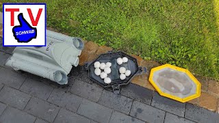 Intex Poolsauger 28001 Poolroboter Lifehack mit Filterbällen  DIY filterballs tuning cleaning robot [upl. by Anigroeg]