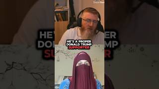 TRUMP SUPPORTER DAD vs MUSLIM CONVERT SON shorts foryou short islam muslim fyp [upl. by Enelyahs]