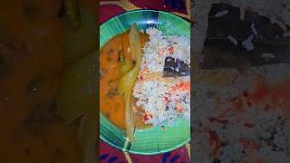 Bagara rice dalcha papad viralvideo shortvideo tasty indian food Minikitchenz6h [upl. by Rellia]