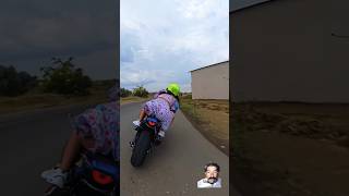 Why’s she screaming so loud 😁 First time on a BIKE 😂 bikelover bikelife moto reactionOh Kreepa [upl. by Caril]