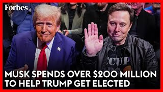 How Elon Musk Spent Over 200 Million To Help Trump Get Elected [upl. by Suilenroc]