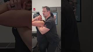 Chiropractic Adjustment  Standing Thoracic Lift [upl. by Burty]