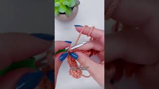 How to Crochet the Alpine Stitch Left Handed Part 1 [upl. by Nims11]