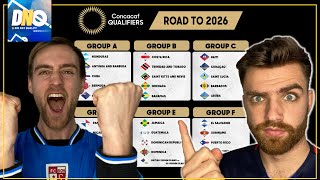 DNQ React to CONCACAF Round 2 Draw  2026 FIFA World Cup Qualification [upl. by Lemor]