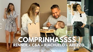 COMPRINHAS RENNER CampA RIACHUELO AREZZO  PARTE 1 [upl. by Crespi]