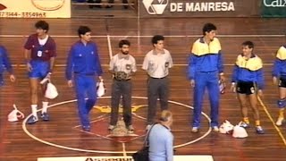 Lliga Catalana 198687  Barcelona vs Granollers  Final Tortosa [upl. by Kendy]