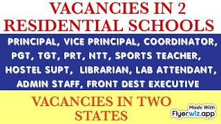 Jobs in Residential schools [upl. by Rois]