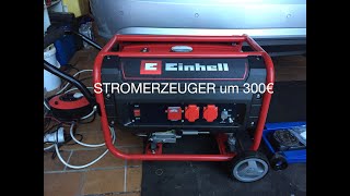 StromerzeugerNotstromgeneratorBlackout4Takt BenzinEinhell 300€ [upl. by Talley449]