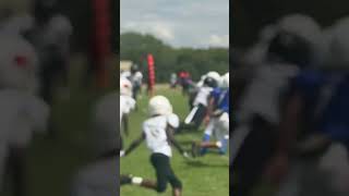 Dallas Elite 8u vs Texas Elite Thunder Mason Knifes Through The Defense For A TD [upl. by Dorran]