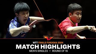 Tomokazu Harimoto vs Liang Jingkun  MS R16  WTT Finals Fukuoka 2024 [upl. by Ariada]