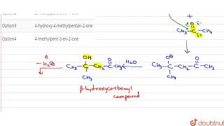 Aldol condensation product of acetone on dehydration gives [upl. by Lesslie]