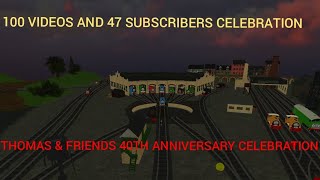 100 VIDEOS AND 47 SUBSCRIBERS Celebration [upl. by Llennaj34]