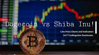 🔴 LIVE Dogecoin vs Shiba Inu Price Chart crypto bitcoin livestream [upl. by Darnoc621]