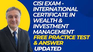 CISI International Certificate in Wealth amp Investment Management [upl. by Agan]