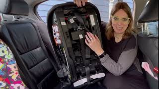 How to install the Graco Slimfit3LX forward facing with seatbelt [upl. by Fesuy]