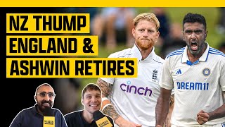 New Zealand SMASH England in Hamilton Ravichandran Ashwin retires amp a BGT washout  Wisden Podcast [upl. by Ainadi]