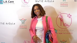 Elise Neal quot14th Annual Pink Pump Affairquot Pink Carpet Fashion Event [upl. by Nylac]