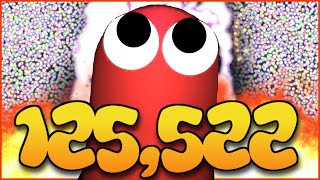 125000K WORLD RECORD MASS GAMEPLAY  SLITHERIO WORLD RECORD YouTube Highscore [upl. by Adnor]