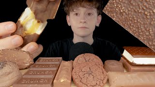 ASMR Chocolate Desserts amp Ice Cream Klondike HaagenDazs Butterfinger Reese’s Crunch Cookie [upl. by Egag]