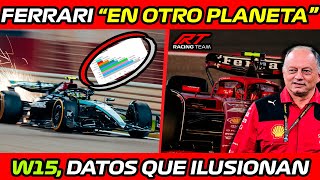 🚨 ¡ILUSIONAN Los DATOS que IMPRESIONAN del W15 ✔ En FERRARI están quotEN OTRO PLANETAquot ¿Por que 🧐 F1 [upl. by Hachmann]