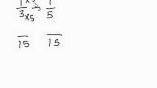 Subtracting Fractions with Uncommon Demoninators [upl. by Nimesh]