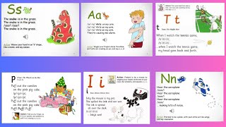 Jolly Phonics song Group 1 [upl. by Eelrebmik665]