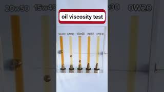 Oli viscosity test subscribe automobile engine youtubeshorts internalcombustionengine youtube [upl. by Frulla676]