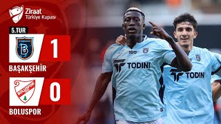 Başakşehir 10 Boluspor MAÇ ÖZETİ Ziraat Türkiye Kupası 5 Tur Maçı  17012024 [upl. by Stringer]